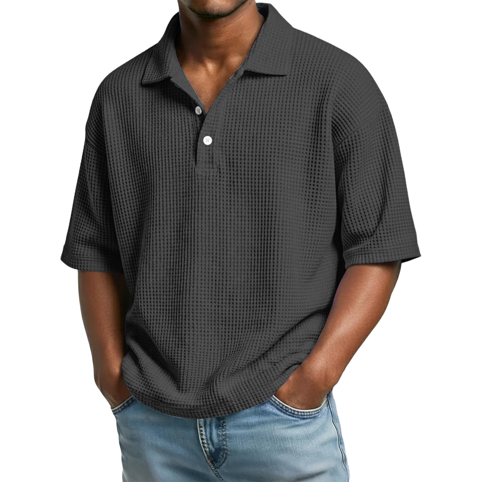 Premium Waffle Polo