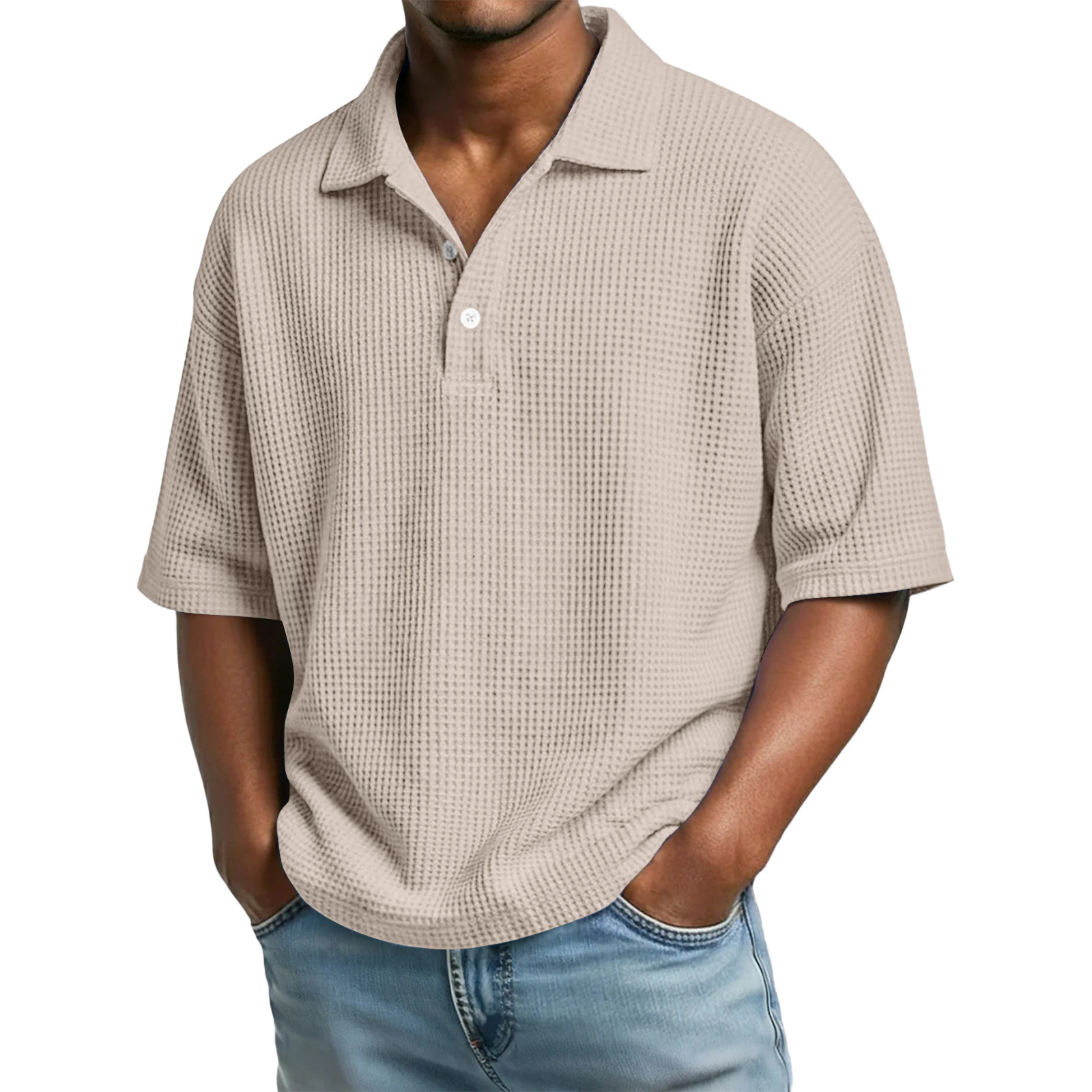 Premium Waffle Polo