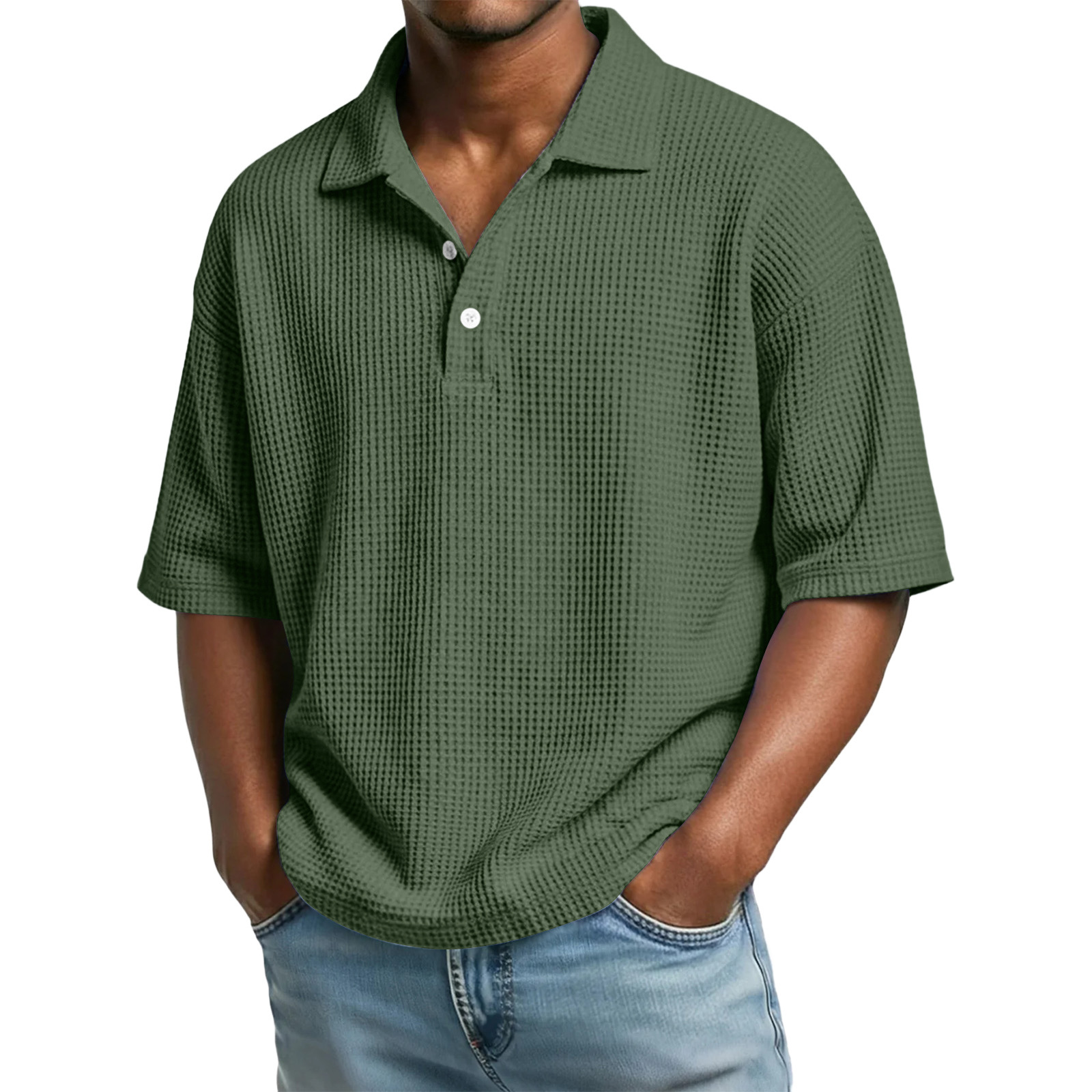 Premium Waffle Polo